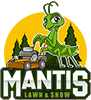 The Mantis Lawn & Snow company brand.